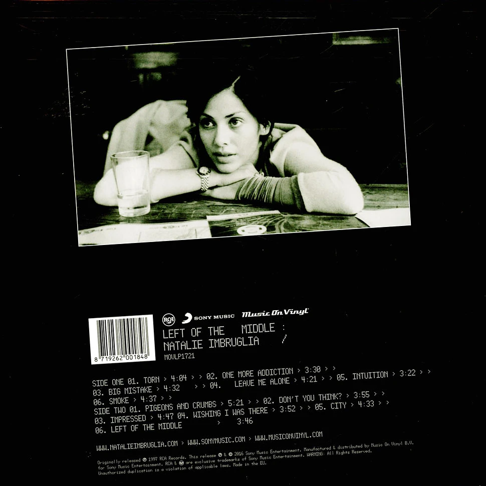 Natalie Imbruglia Left Of The Middle Vinyl LP 1997 EU Reissue
