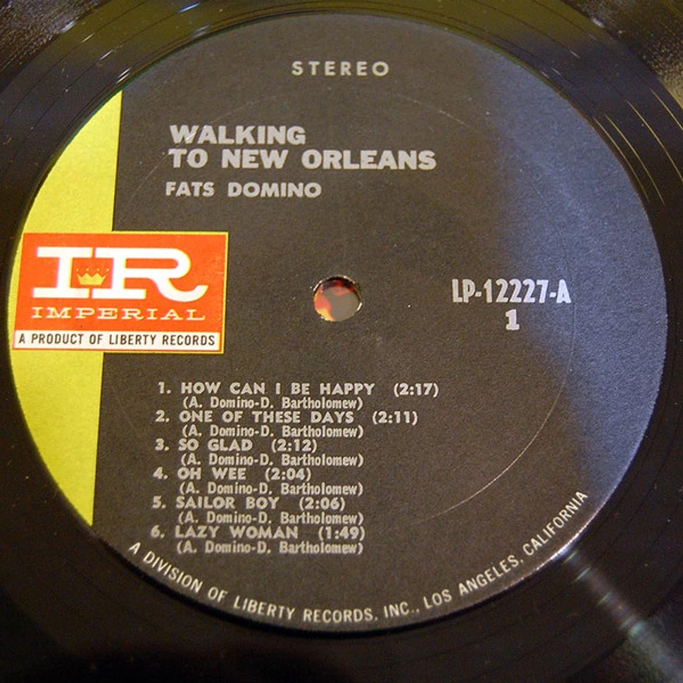 Fats Domino Walking To New Orleans Vinyl Lp Us Original