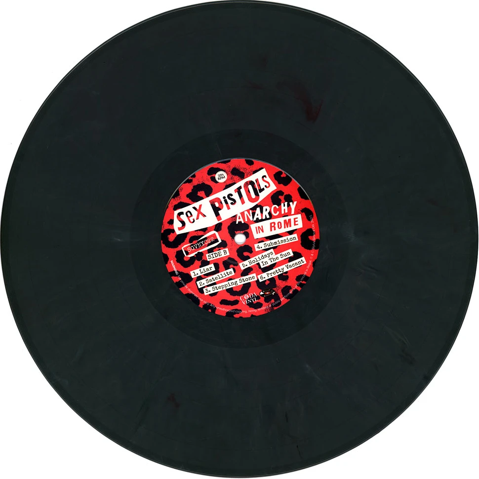 Sex Pistols Anarchy In Rome Multi Coloured Marble Vinyl Edition