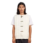 TAION x Beams - Reversible China Button Inner Down Vest