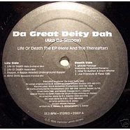 Da Great Deity Dah - Life Or Death The EP (Here And The Thereafter)