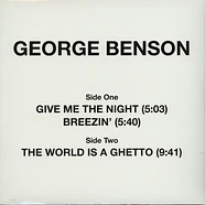 George Benson - Give Me The Night / Breezin' / The World Is A Ghetto