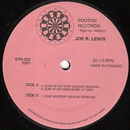 Joe Lewis - Love Of My Own