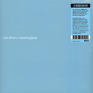 Jon Brion - Meaningless Indie Exclusive Baby Blue Vinyl Edition