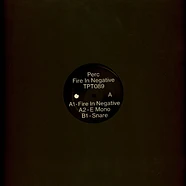 Perc - Fire In Negative 2022 Black Vinyl Edition