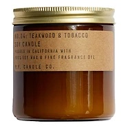 P.F. Candle Co. - Teakwood & Tobacco 12.5 oz Soy Candle