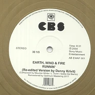 Earth, Wind And Fire - Brazilian Rhyme / Runnin' (Re-Edited By Danny Krivit) Gold Vinyl Repress Edition