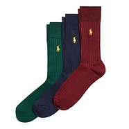 Polo Ralph Lauren - Egyptian Crew Sock 3-Pack
