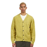 thisisneverthat - Hairy Knit Cardigan (Mustard) | HHV