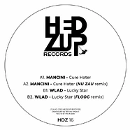 WLAD & Mancini - Cure Hater Red Splattered Vinyl Edition