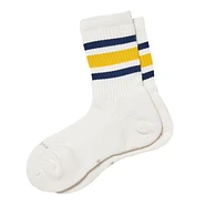 RoToTo - Washi Cushion Stripe Crew Socks