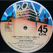 Leon Haywood - Don't Push It Don't Force It