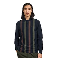 Fred Perry - Ombre Stripe Long Sleeve Polo Shirt