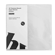 25x 10“ Premium Record Outer Sleeves - Außenhüllen (0,15mm / Made in Germany / CPP-Folie)