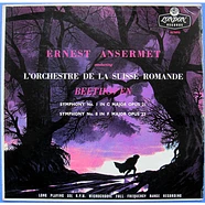 Ernest Ansermet Conducting L'Orchestre De La Suisse Romande, Ludwig van Beethoven - Symphony No. 1 In C Major Opus 21 Symphony No. 8 In F Major Opus 23