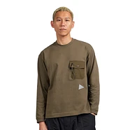and wander - Heavy Cotton Pocket LS T