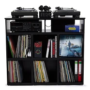 Record Box - Vinyl Record Storage - Vinyl-DJ-Hifi-Highboard (6x110 + HifiRack + DJ-Topboard + Top- & Baseboard)