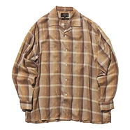 Beams Plus - Open Collar Sashiko Ombre