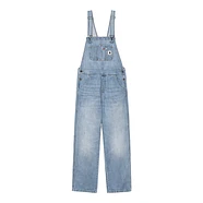 Carhartt WIP - W' Bib Overall Straight "Camano" Denim, 12 oz