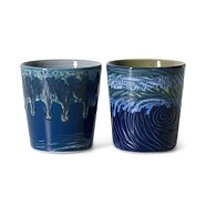 HKLIVING - 70s Ceramics: Van Gogh Coffee Mugs (Set of 2)