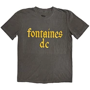 Fontaines D.C. - Gothic Logo Stone Wash T-Shirt