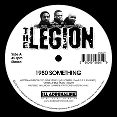The Legion - 1980 Something / Heard We Quit Opaque Red Vinyl
