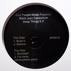 Black Jazz Consortium - Deep Things E.P.