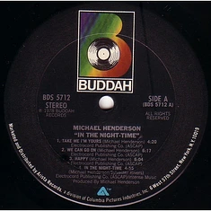 Michael Henderson - In The Night-Time
