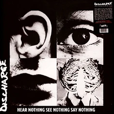 Discharge - Hear Nothing See Nothing Say Nothing White Vinyl Edtion