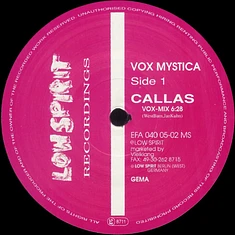 Vox Mystica - Callas