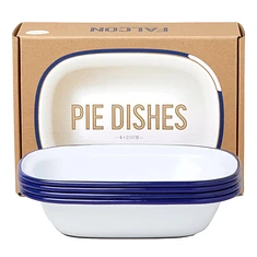 Falcon Enamelware - Pie Dishes (Box of 4)