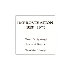 Ichiyanagi, Ranta & Kosugi - Improvisation Sept. 1975