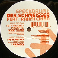 Der Schmeisser Feat. Rahmi Cihan - Speckdrum EP