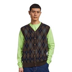 Pop Trading Company - Knitted Cardigan Vest