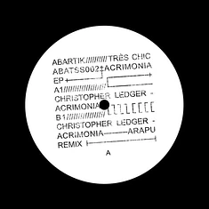 Christopher Ledger - Acrimonia EP