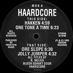 Haardcore - Hakken