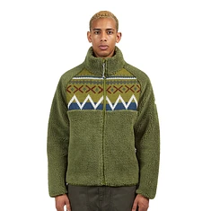 thisisneverthat - Knit Paneled Fleece Jacket