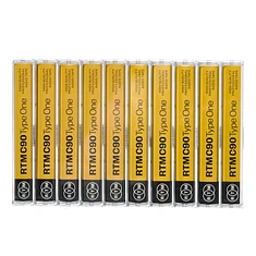 RTM Leerkassette - C90 Type One Blank Audio Cassette (HHV Bundle)