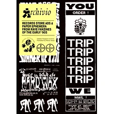 Never Sleep - Archivio #1 - Records Store Ads And Paper Ephemera From Rave Fanzines Of The Early 90s