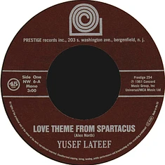 Yusef Lateef / Cannonball Adderley Sextet - Love Theme From Spartacus / Brother John