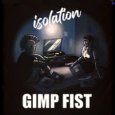 Gimp Fist - Isolation Transparent Blue w/ith White Splashes Vinyl Edition
