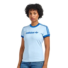 adidas - Graphic Badge Slim 3-Stripe Tee