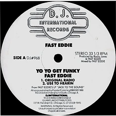 "Fast" Eddie Smith - Yo Yo Get Funky