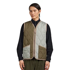 TAION - Military W-Zip V Neck Down Vest