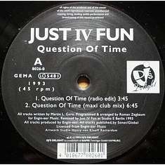 Just IV Fun - Question Of Time