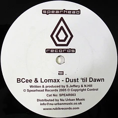 BCee & Lomax - Dust 'Til Dawn / Slow Burner (Influx UK Remix)