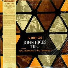 John Hicks Trio - Is That So? Record Store Day Vinyl Edition