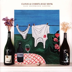 Clovis & Camoflauge Monk - Sans Souffrance Ajoutée Clear / Red Blob Vinyl Edition