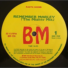 Bob Marley / Various - Remember Marley (The Mighty Mix) / The Sun-Splash Mix