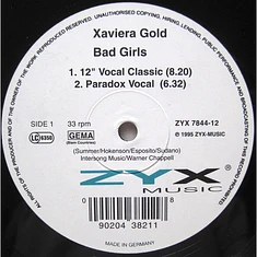 Xaviera Gold - Bad Girls